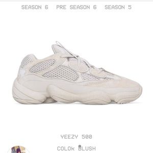 YEEZY BLUSH 500